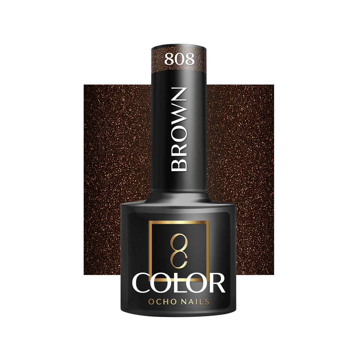Vernis à ongles hybride OCHO NAILS marron 808 - 5 g