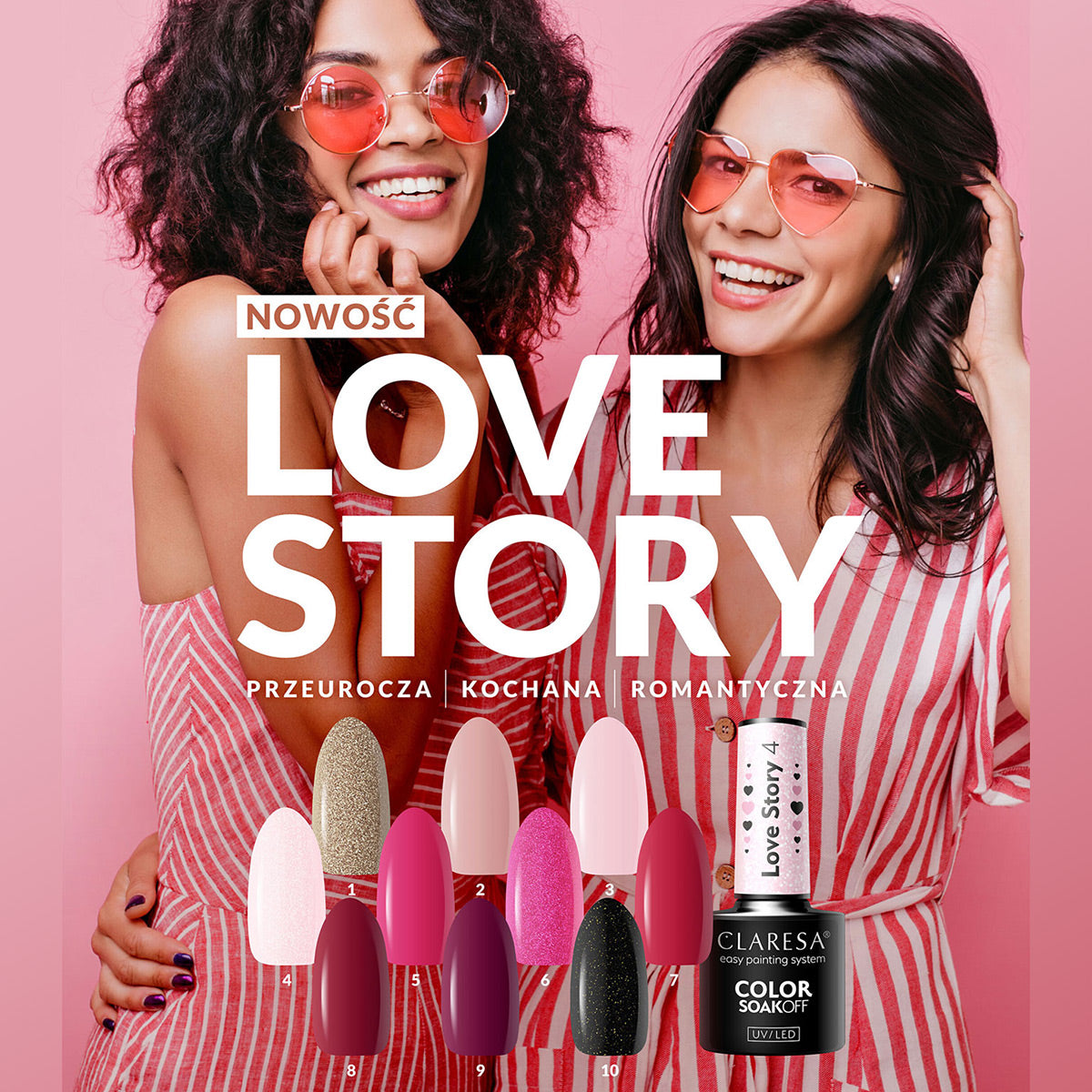 Vernis hybride CLARESA LOVE STORY 1 - 5g