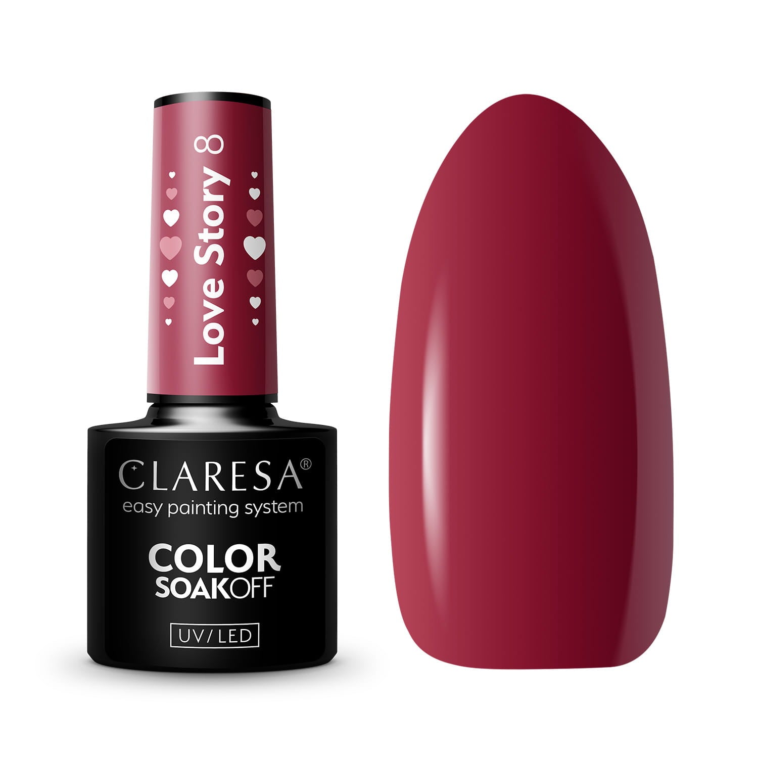 Vernis hybride CLARESA LOVE STORY 8 - 5g