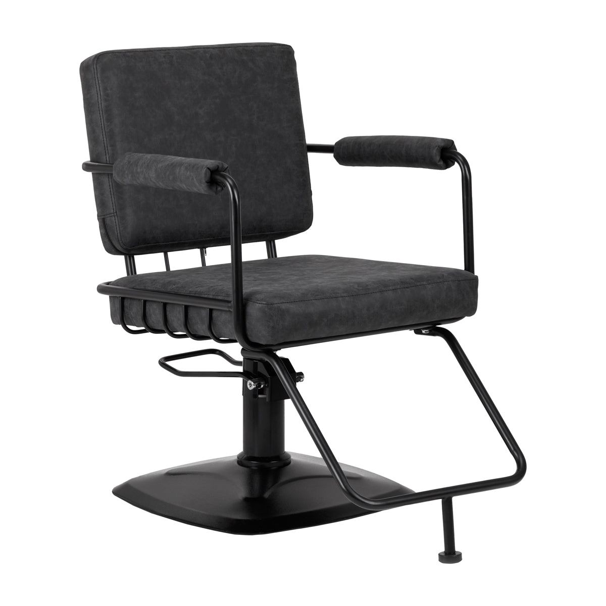 Gabbiano Katania Loft Old Leather fauteuil de coiffure noir