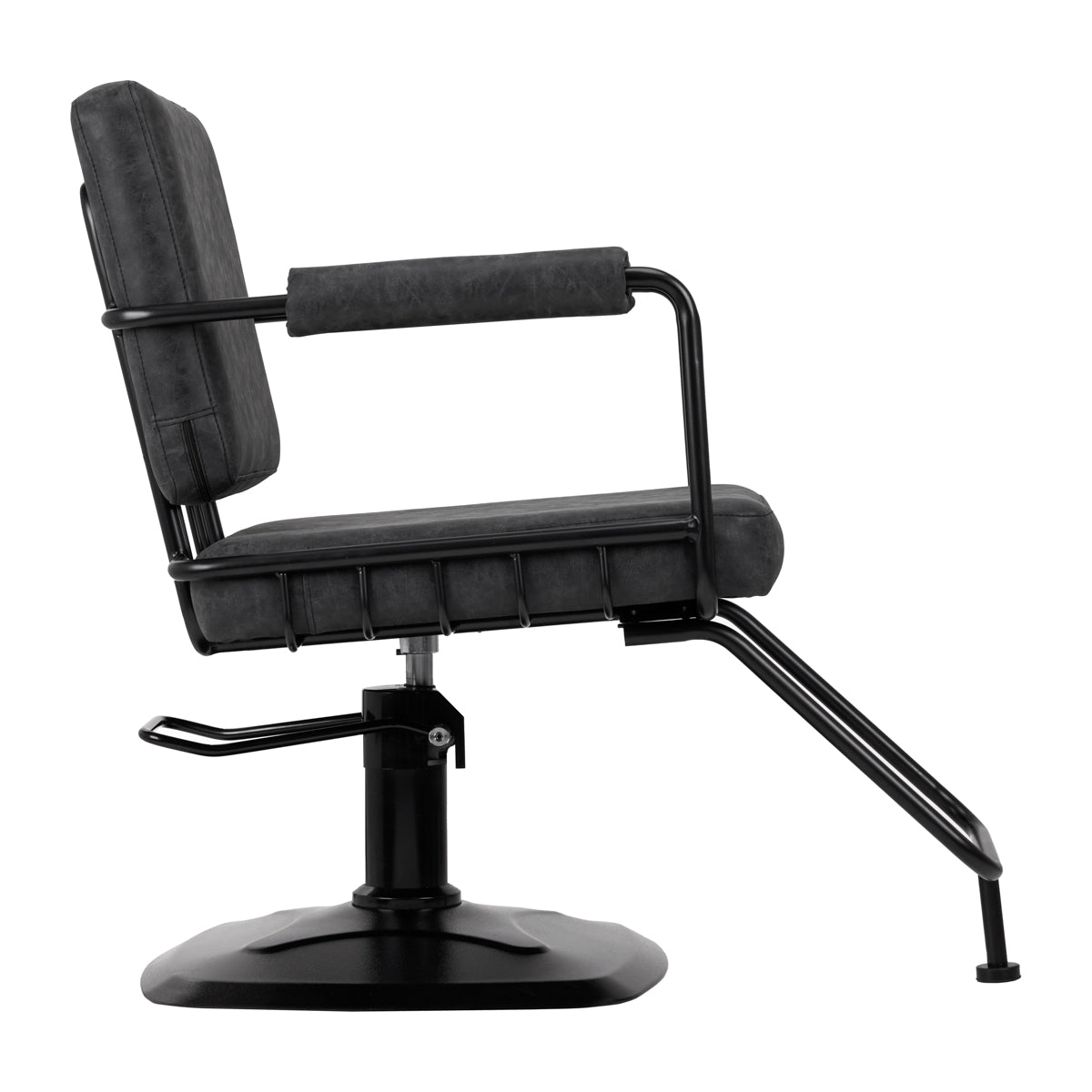 Gabbiano Katania Loft Old Leather fauteuil de coiffure noir