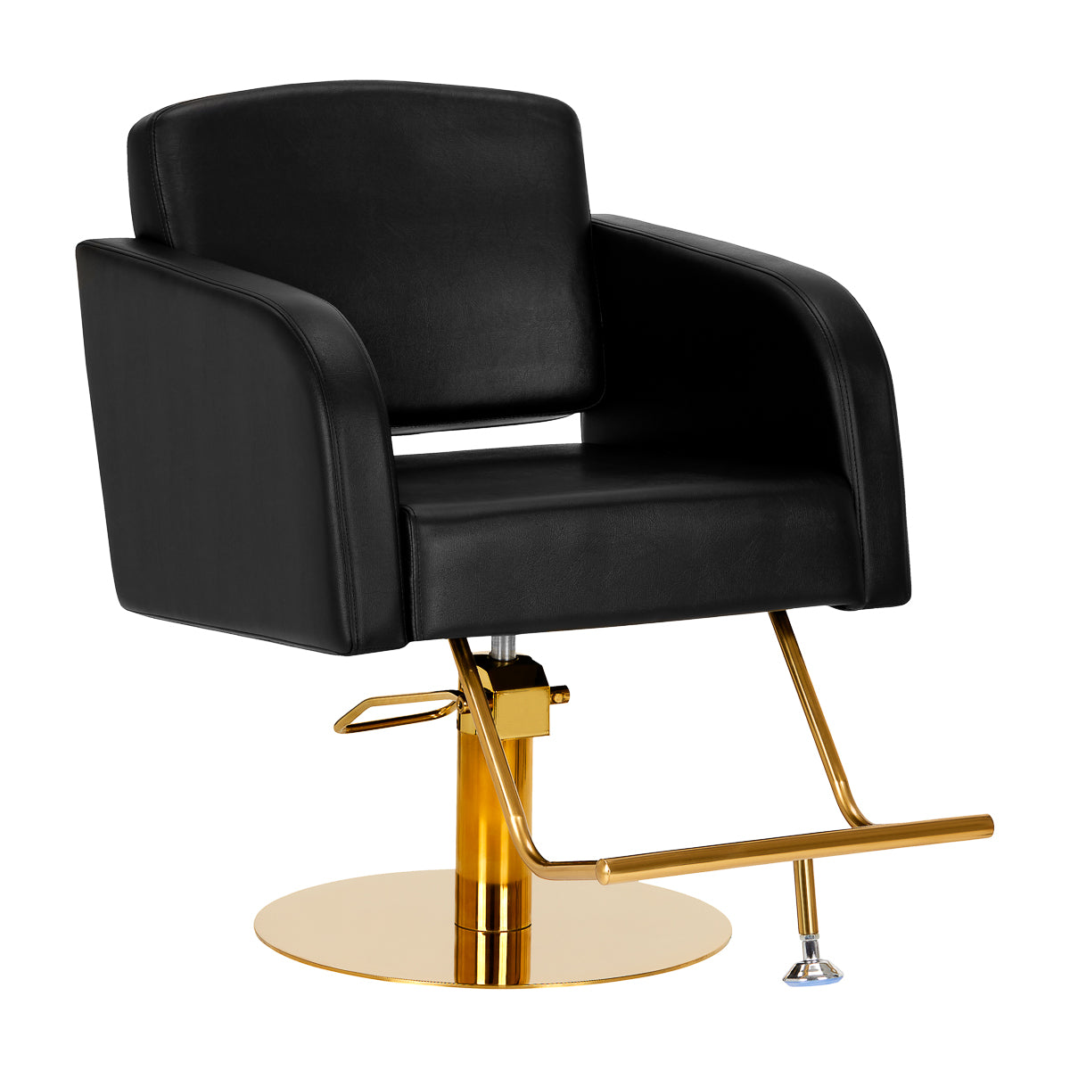 Chaise de coiffure Gabbiano Turyn noir or