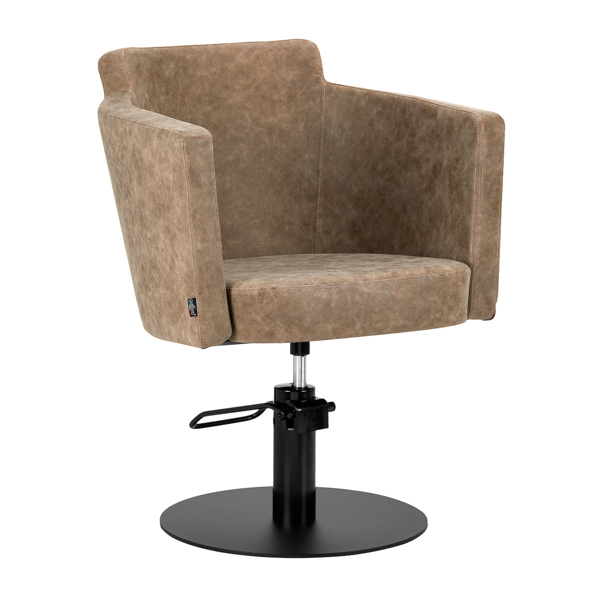 Chaise de coiffure Gabbiano Roma Marron vieilli