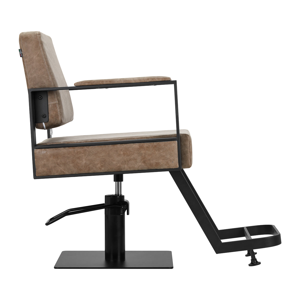 Chaise de coiffure Gabbiano Modena Marron vieilli