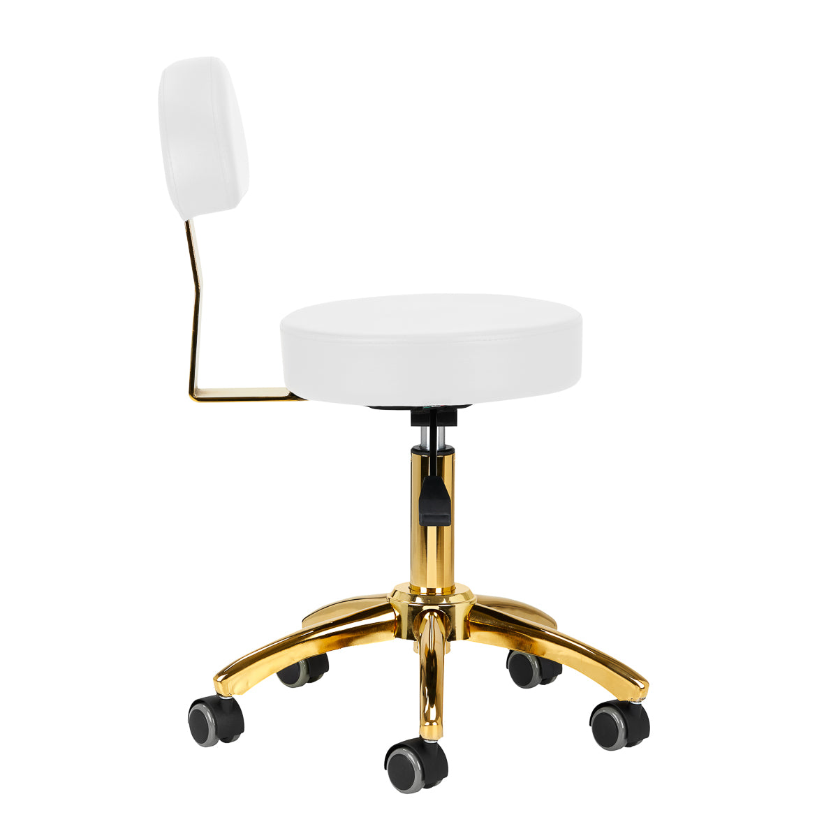 Tabouret cosmétique AM-304G blanc