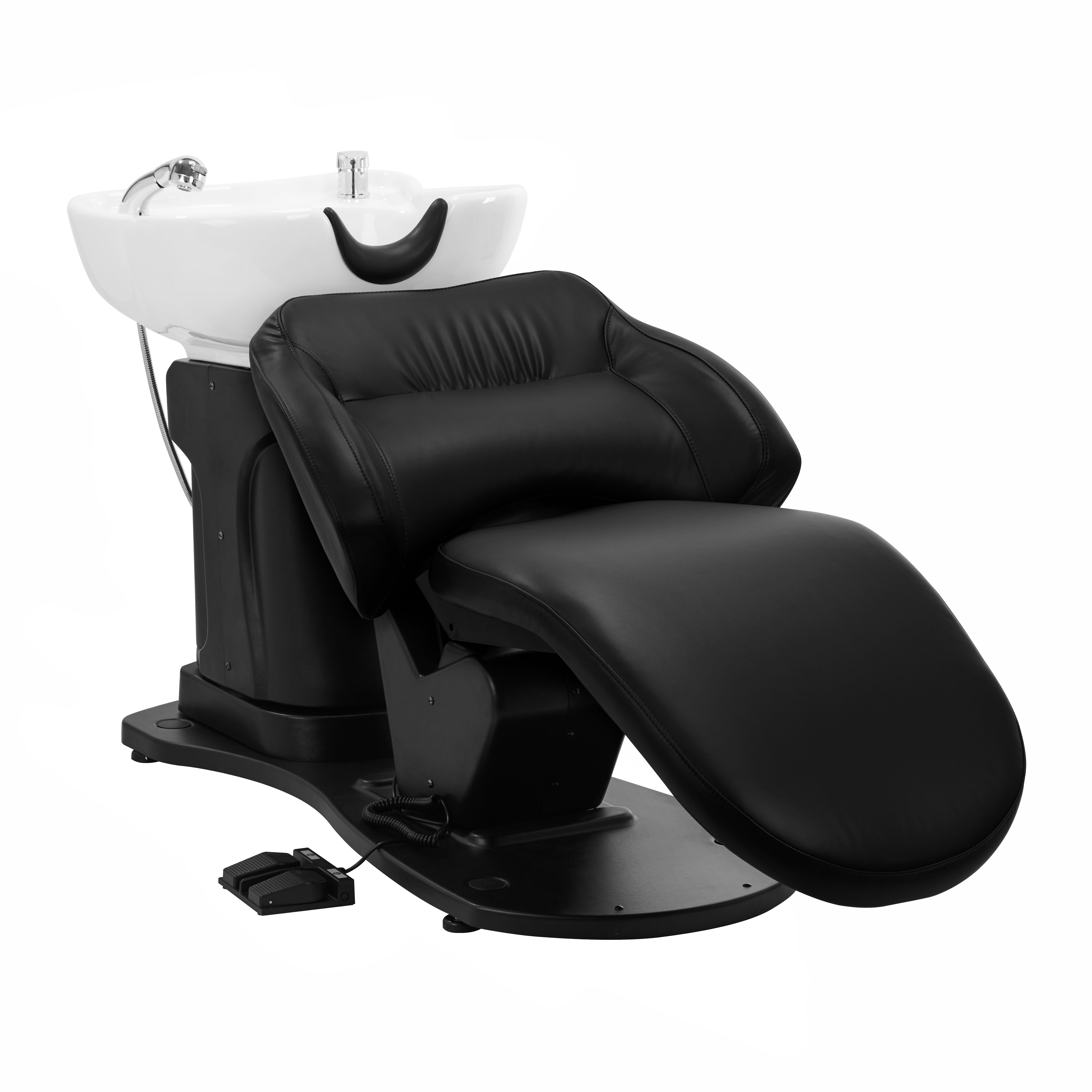 Gabbiano électrique coiffure bac de lavage TRYCHO noir