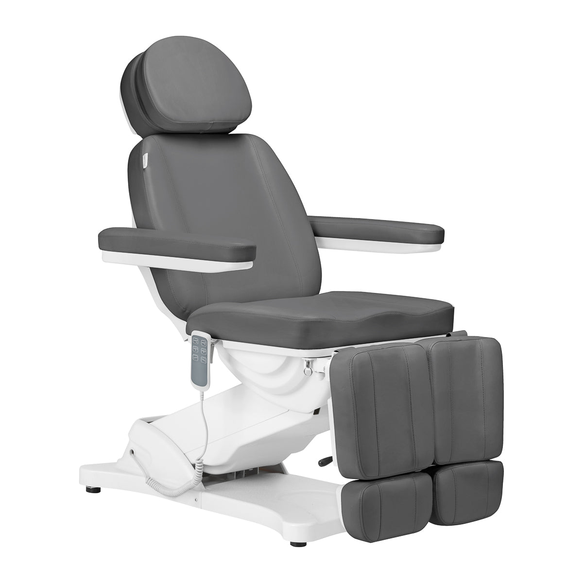Électrique chaise cosmétique SILLON CLASSIC 3 moteurs with pedi cradle gris