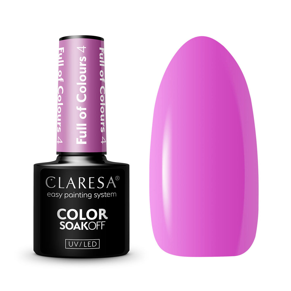 Vernis hybride CLARESA Plein de couleurs 4 -5g