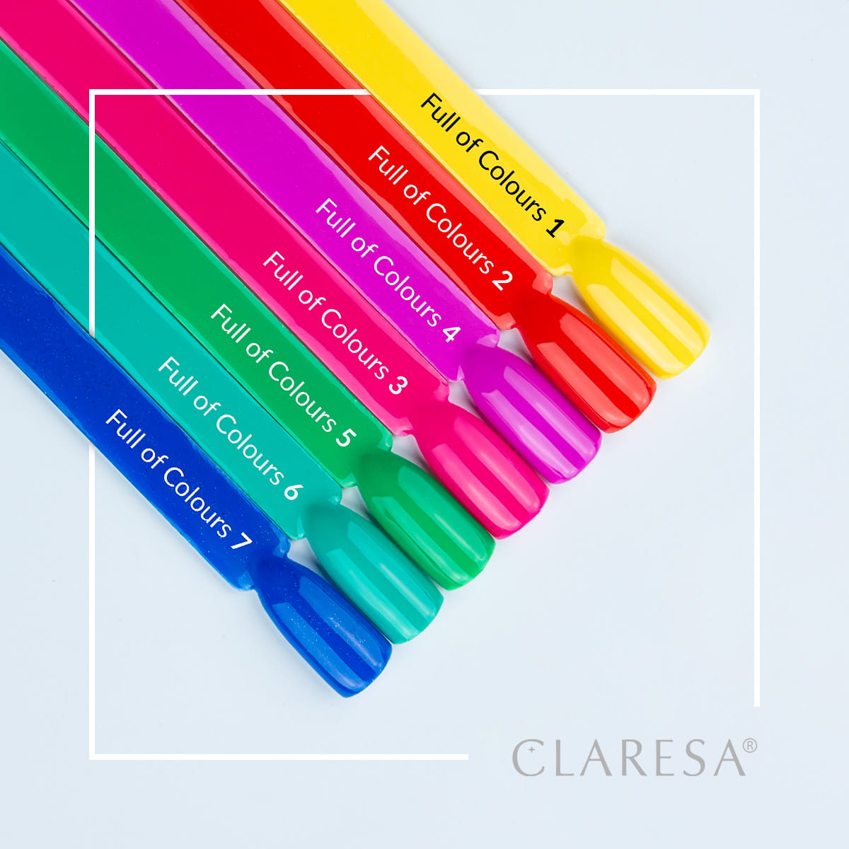 Vernis hybride CLARESA Plein de couleurs 4 -5g