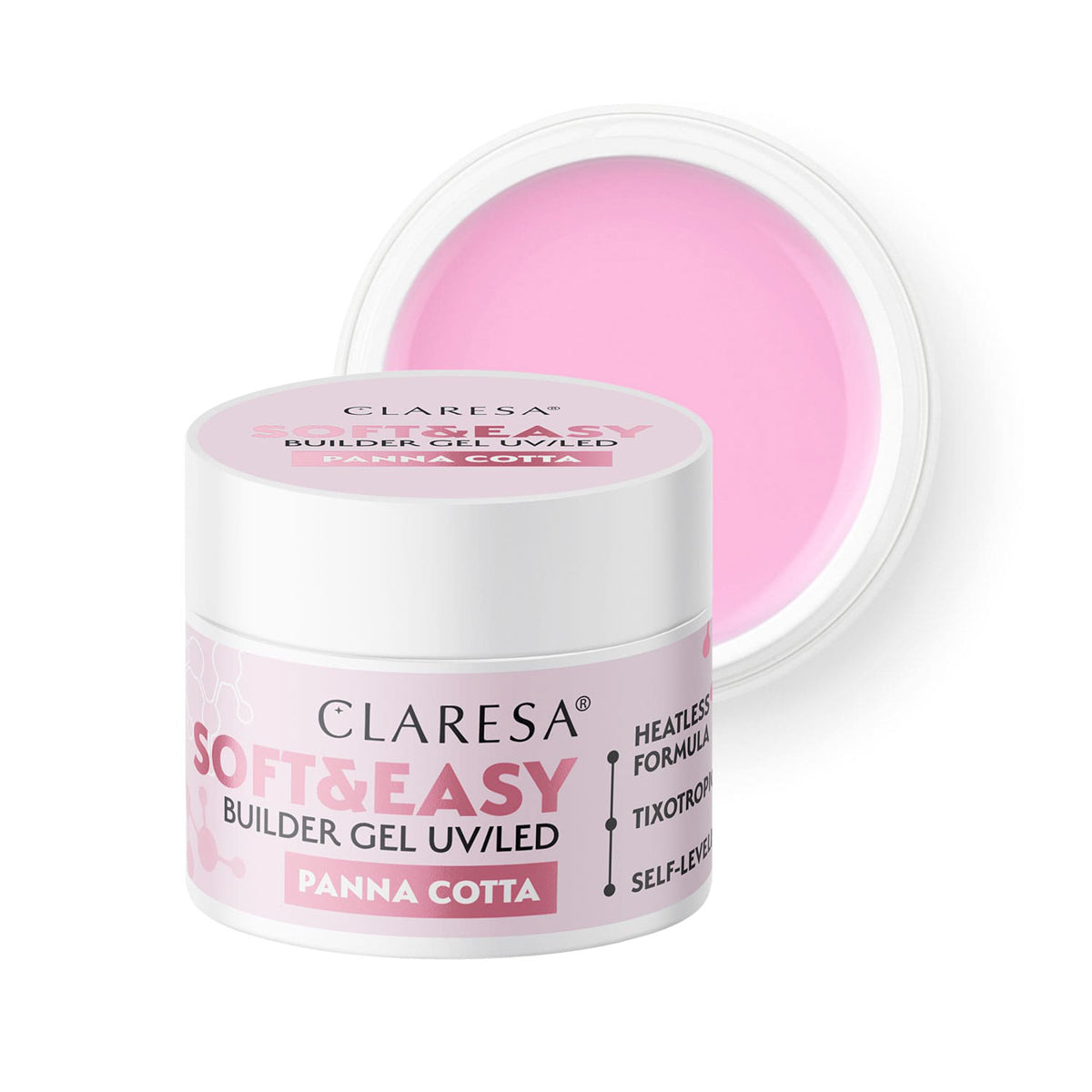 Gel constructeur Claresa Soft&Easy panna cotta 90g