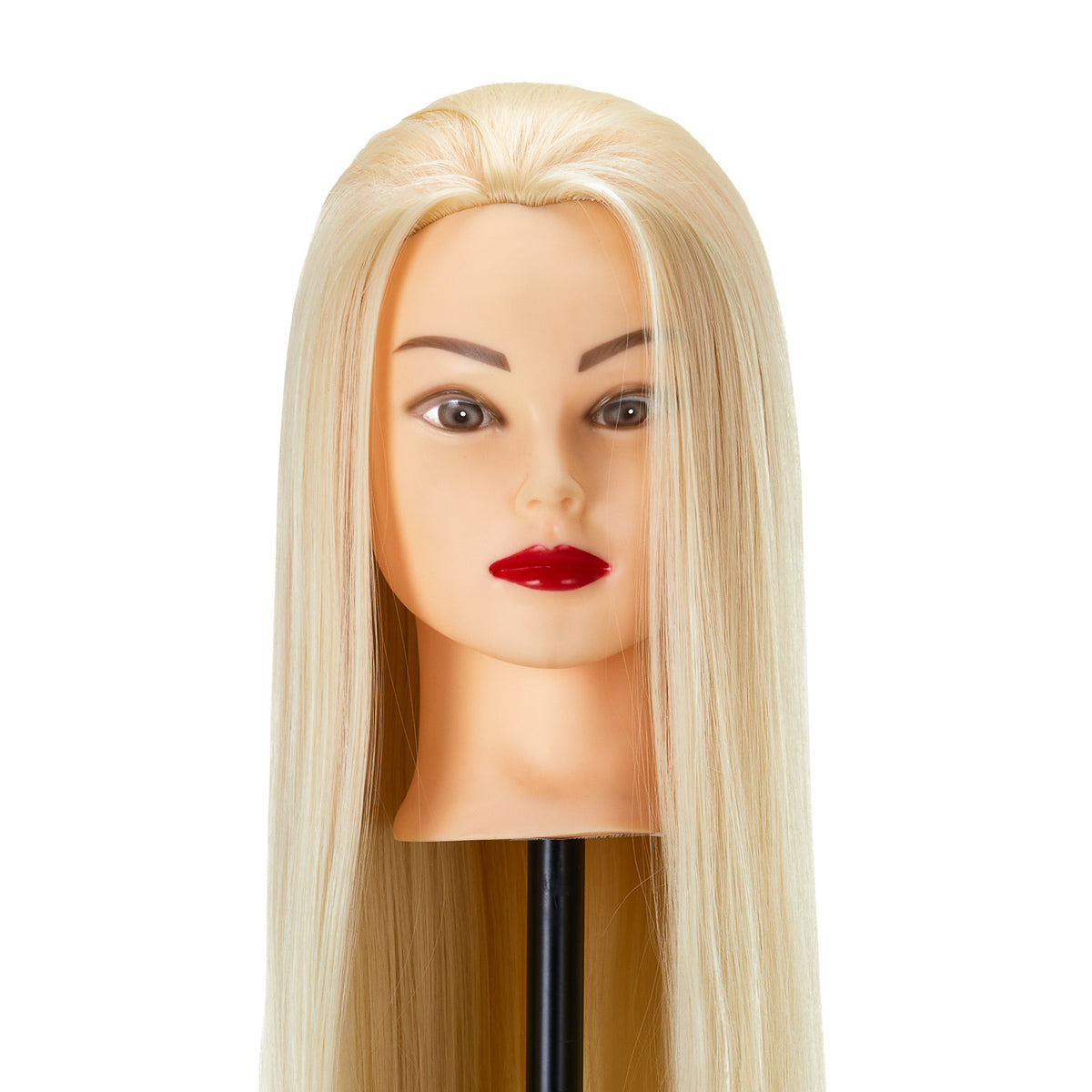 Gabbiano WZ2 coiffure training head, synthetic cheveux, color 613#, length 24"