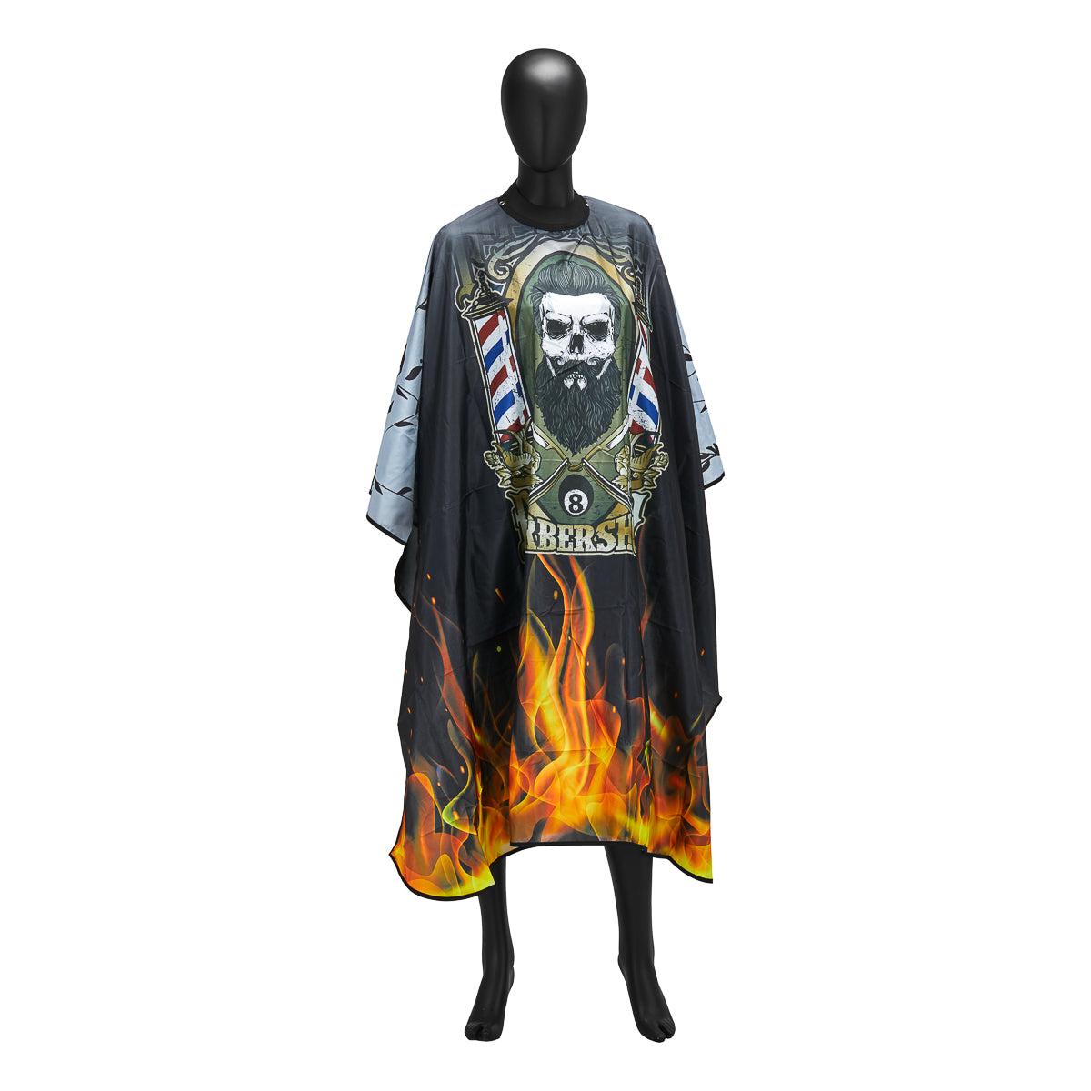 Barbier coiffure cape with elastic band J-455