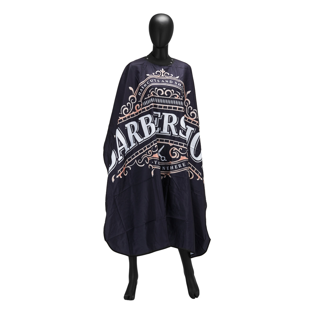 Barbier coiffure cape with elastic band J-456