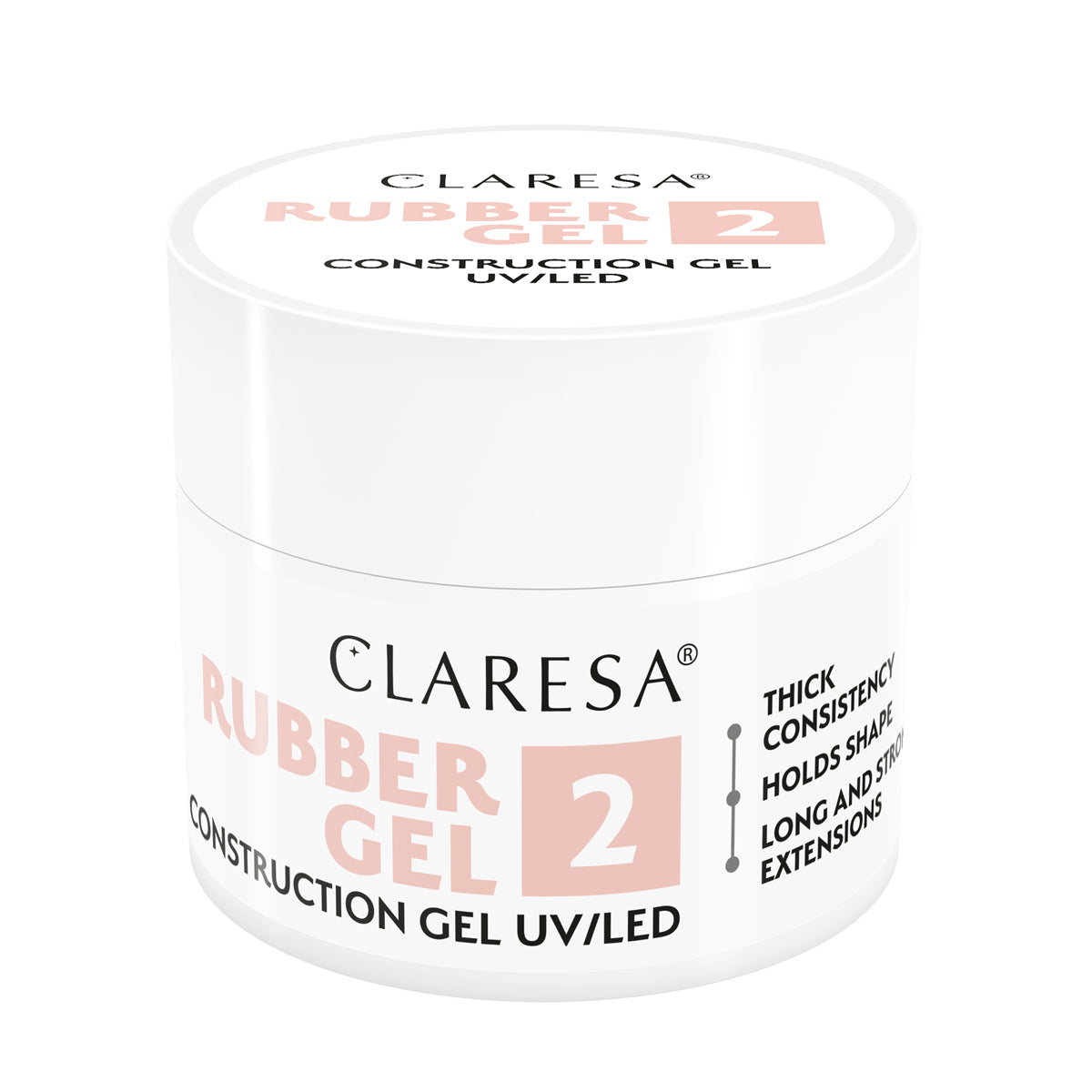 Claresa Gel de construction caoutchouc 2 90g
