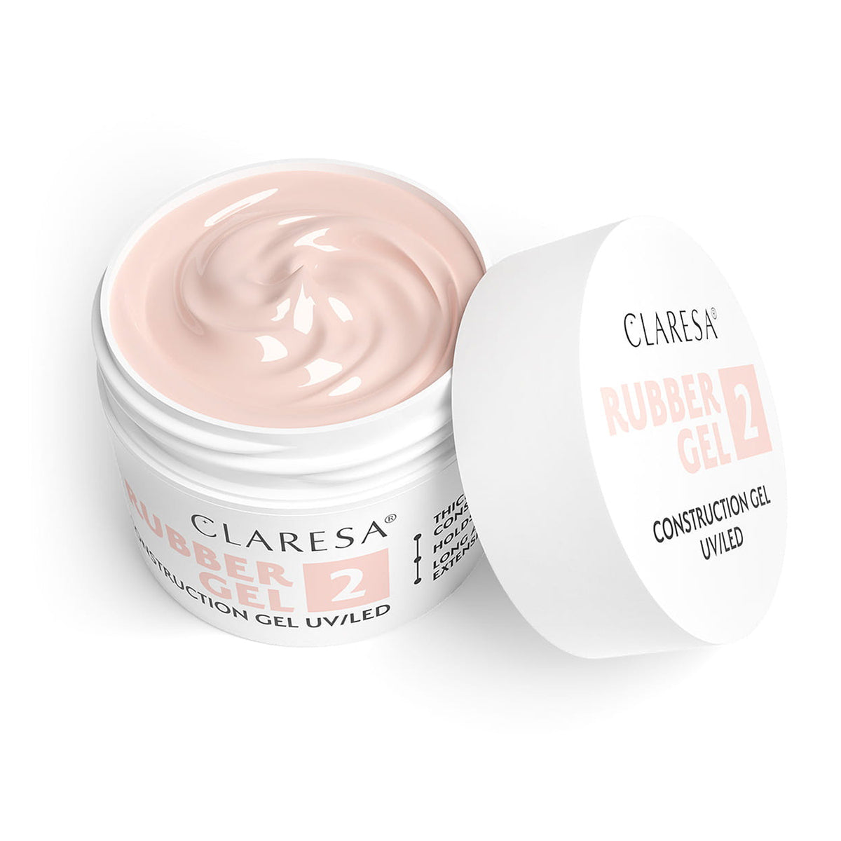 Claresa Gel de construction caoutchouc 2 90g
