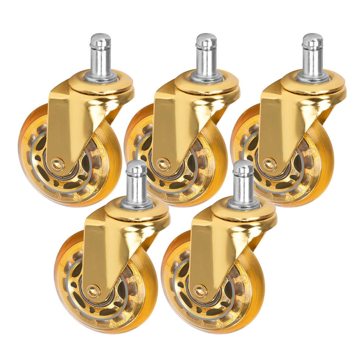 Roll Speed or press-on tabouret wheel ensemble of 5 pièces
