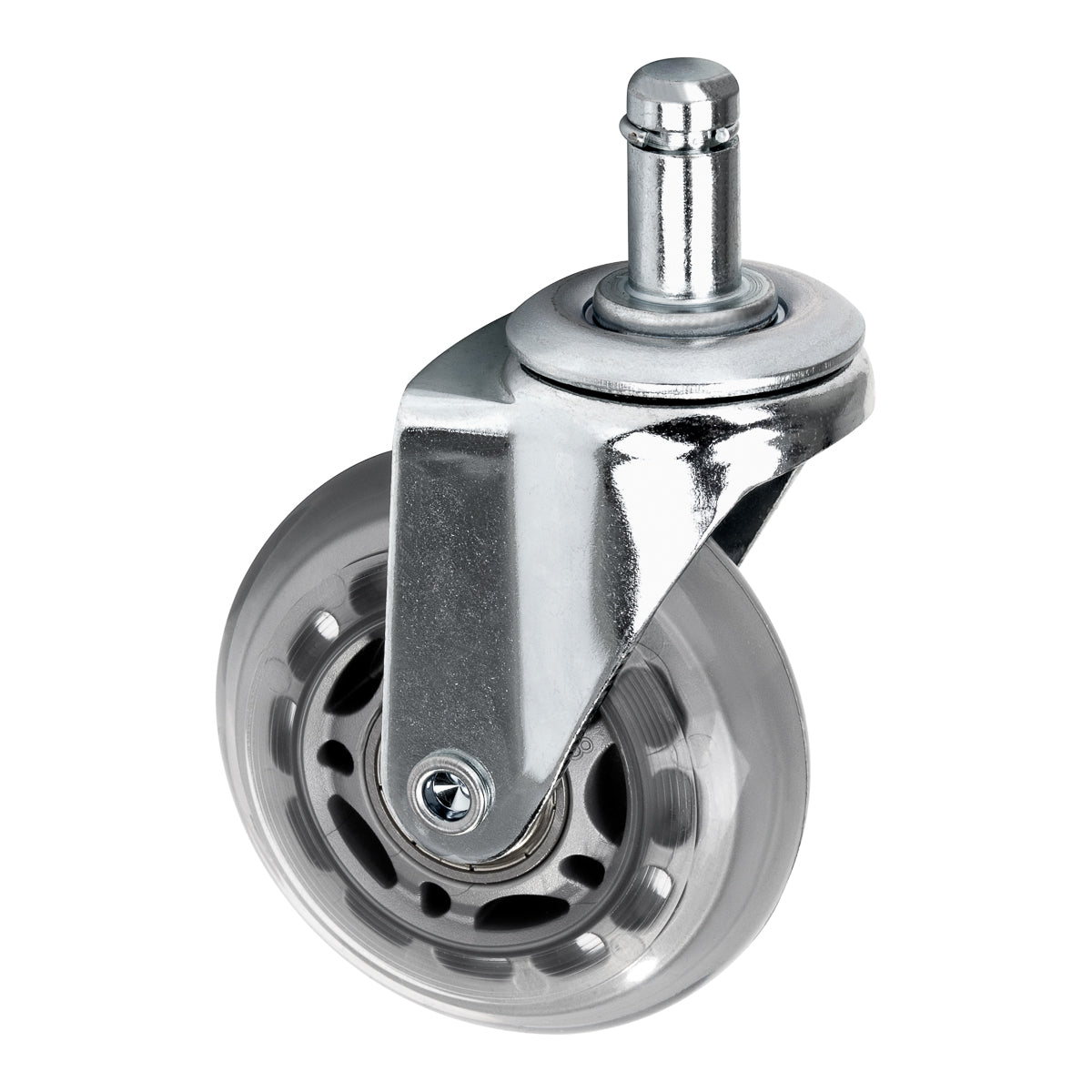 Roll Speed argent press-on tabouret wheel ensemble of 5 pièces