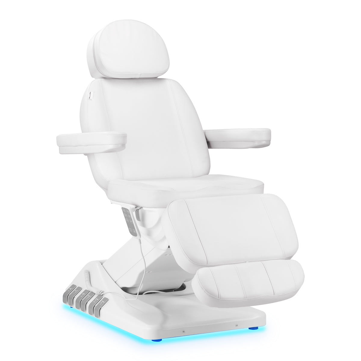 Électrique chaise cosmétique SILLON Luxury 3 moteurs blanc pied control