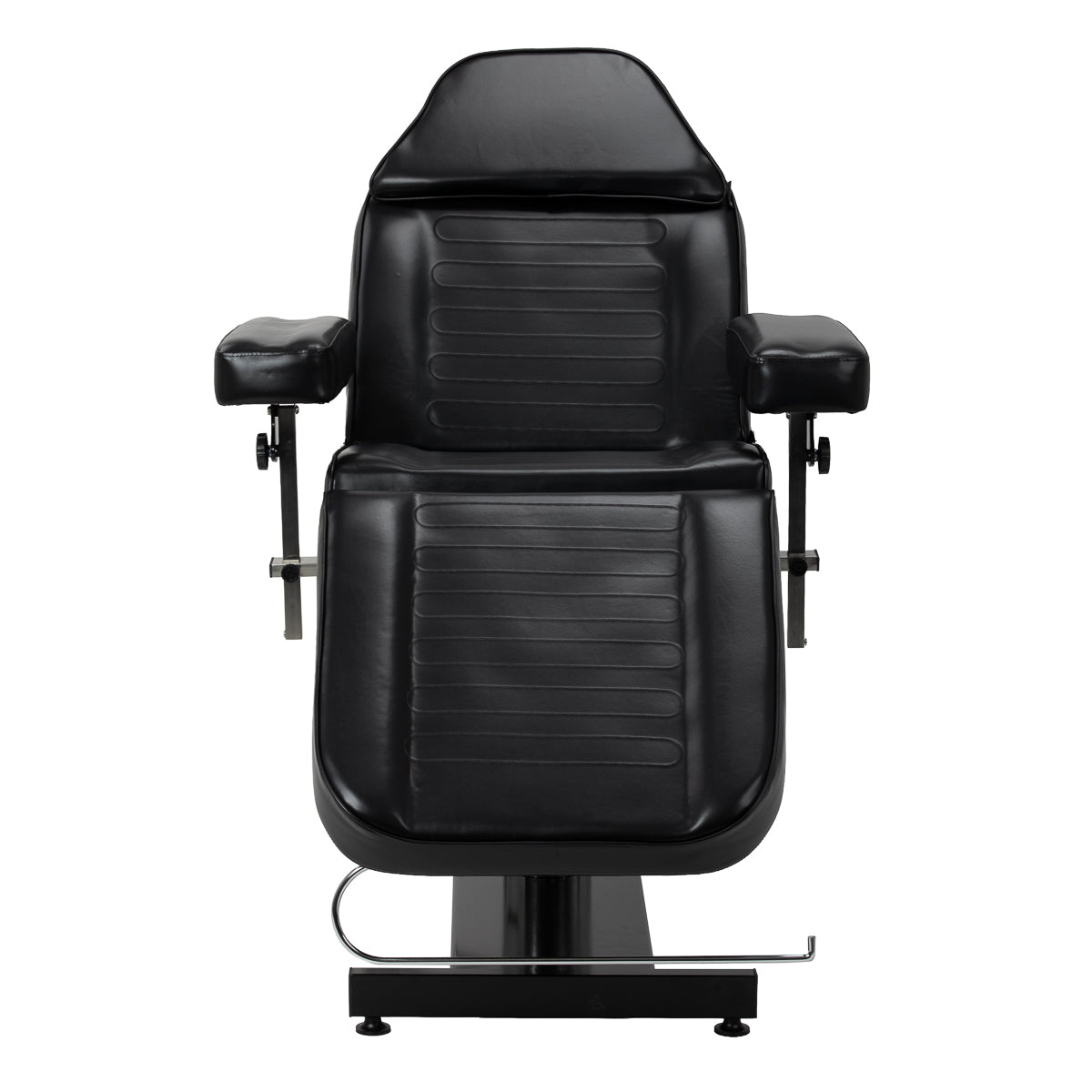 Fauteuil de tatouage Pro Ink 210DH avec repose-bras, noir