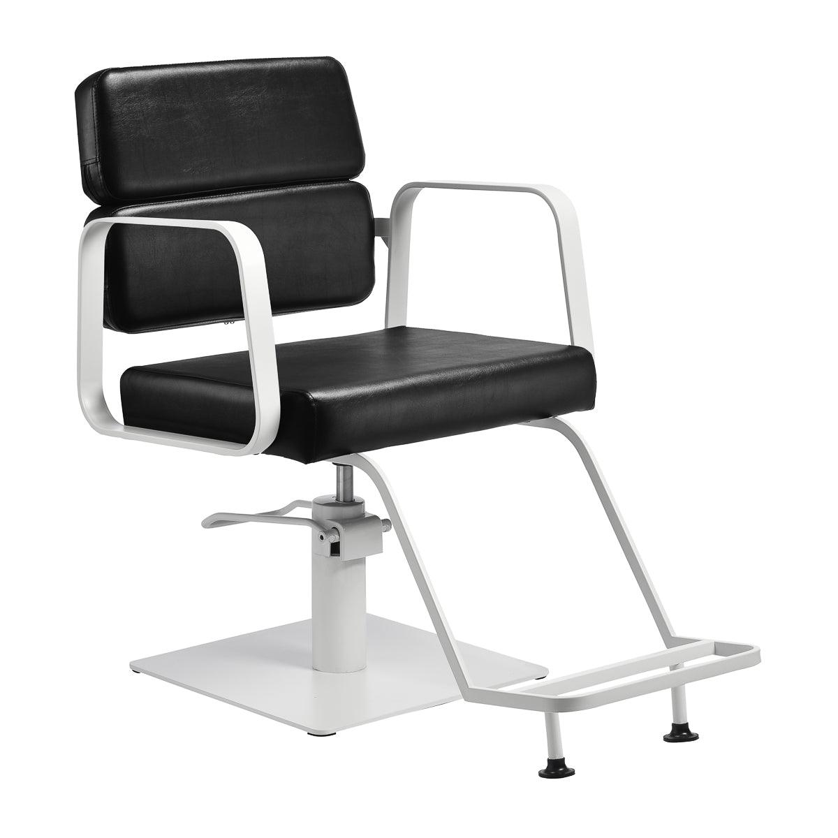 Gabbiano fauteuil de coiffure Porto blanc noir