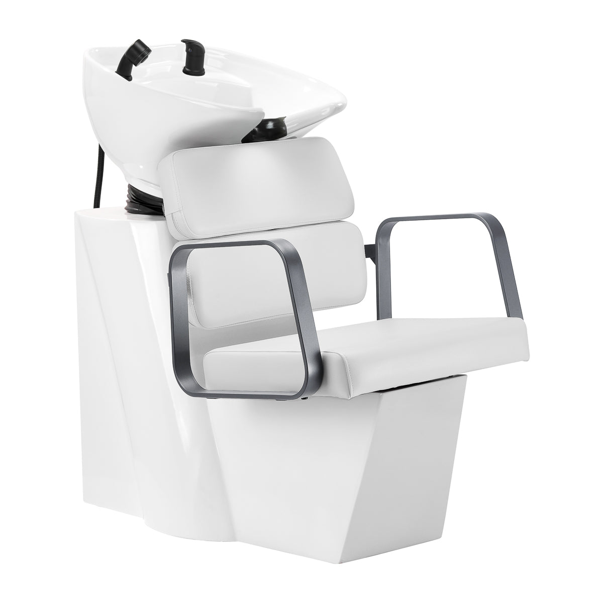 Gabbiano Porto cheveux bac de lavage gris blanc
