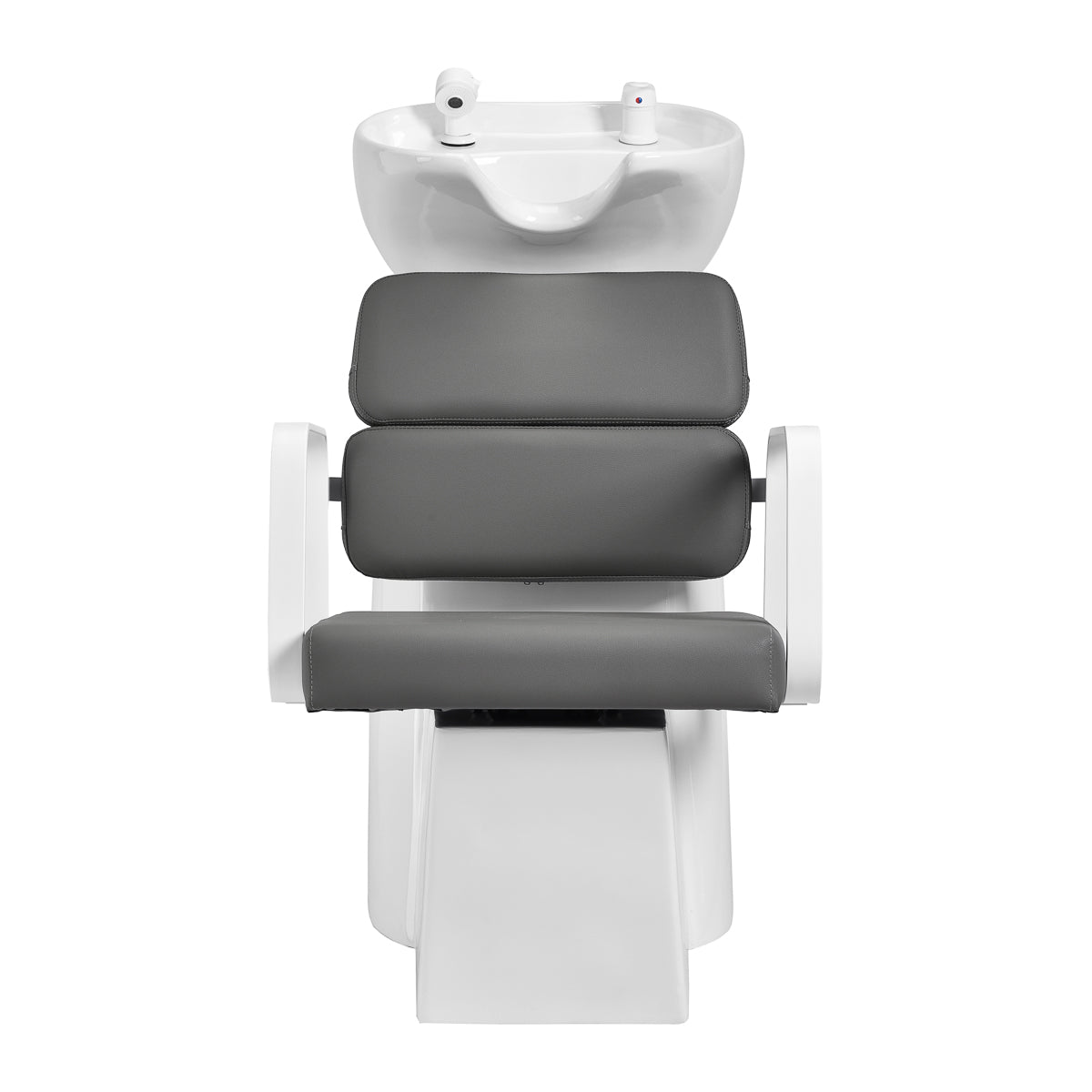 Gabbiano Porto cheveux bac de lavage blanc gris