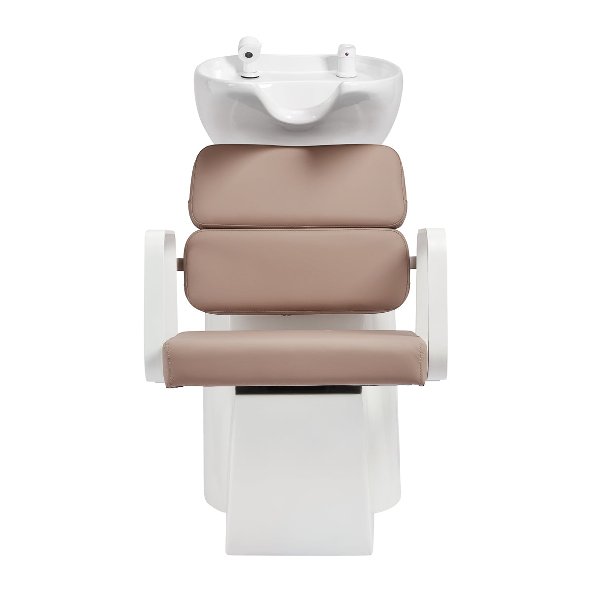 Gabbiano Porto cheveux bac de lavage blanc beige