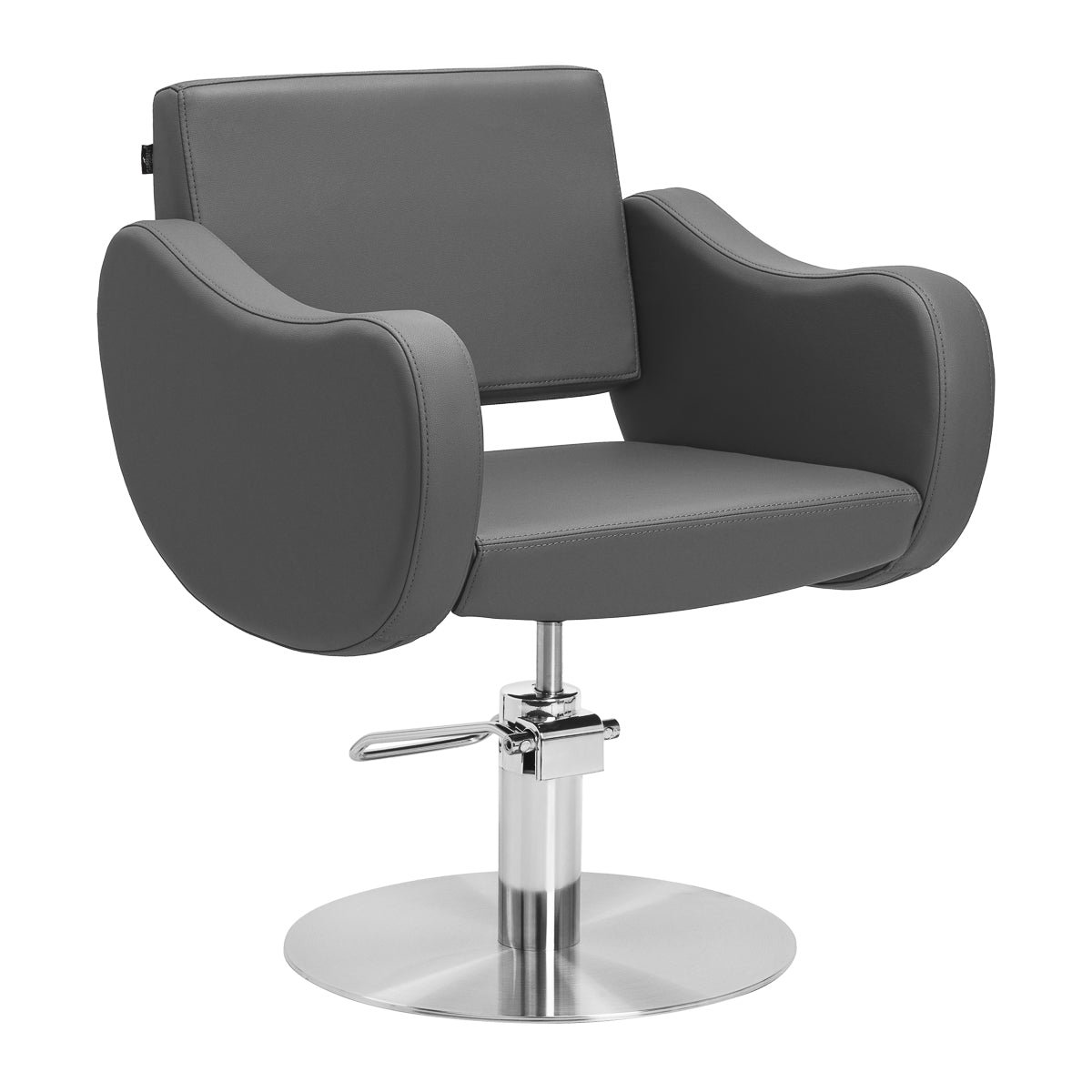 Gabbiano fauteuil de coiffure Sewilla gris INOX base