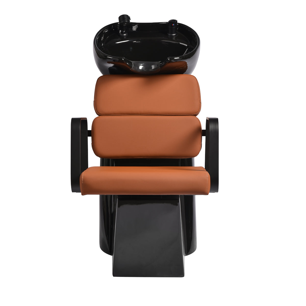 Gabbiano Porto cheveux bac de lavage noir  orange