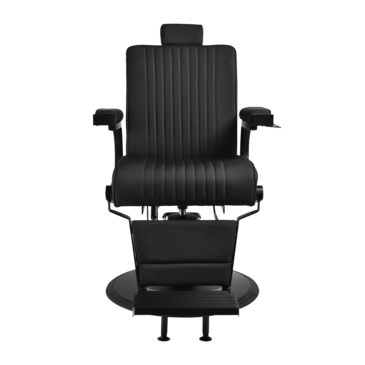 Gabbiano Levi fauteuil Barbier with noir frame noir without stitching at the back