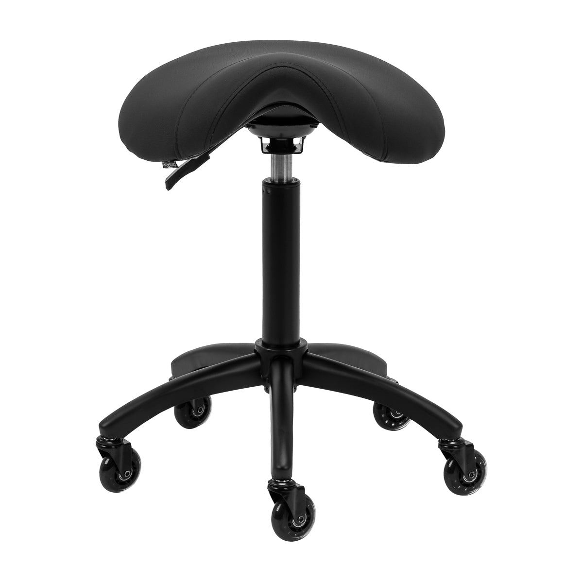 Gabbiano hairdressing stool D032 black