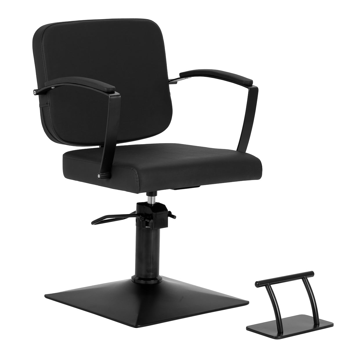 Fauteuil de coiffure cheveux System Edge noir noir