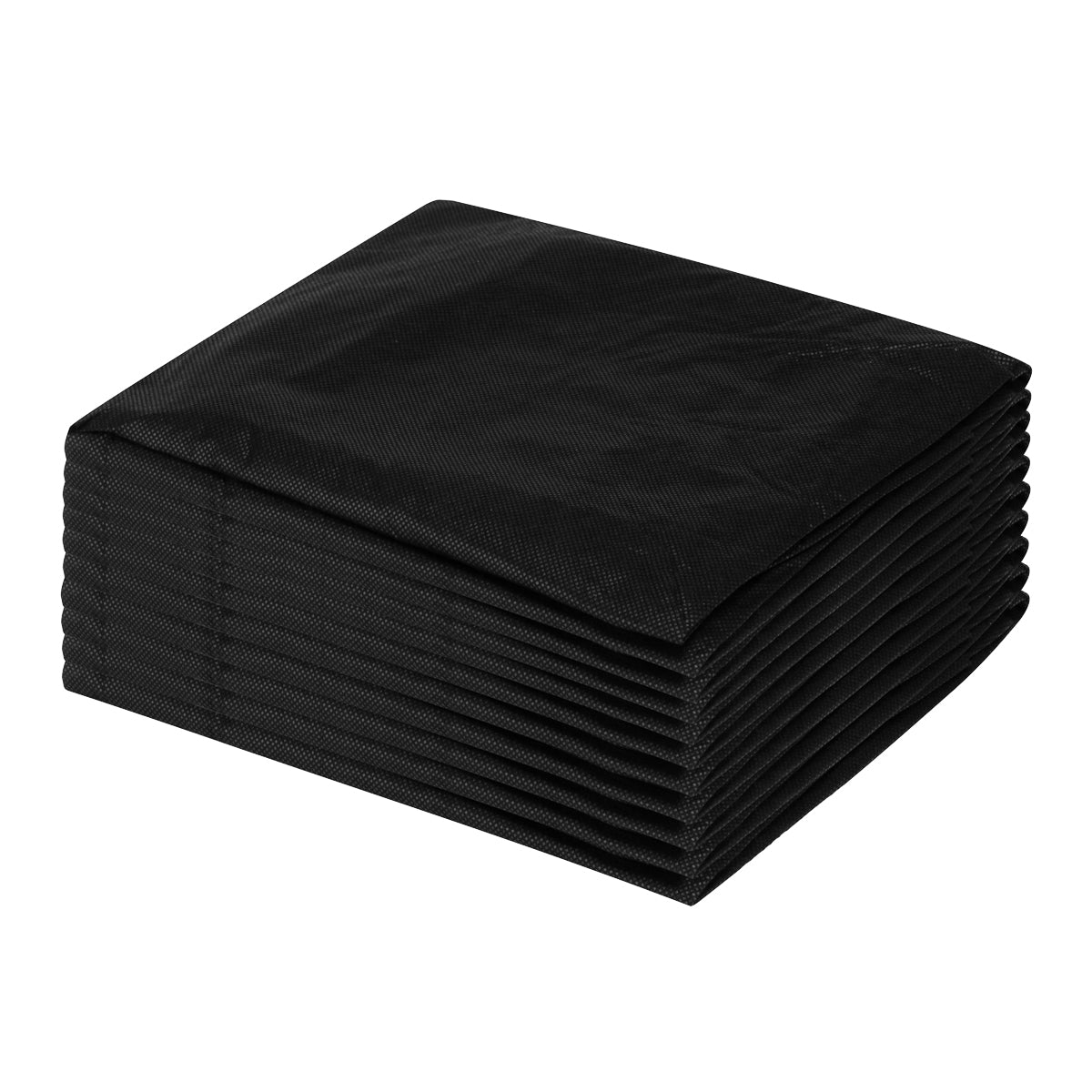 Jetable chaise cover with elastic band, 10 pcs. noir