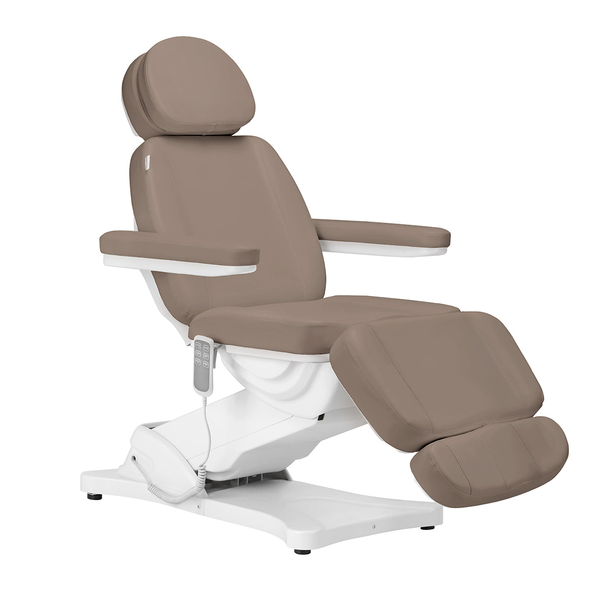 Electric cosmetic chair SILLON CLASSIC 3 motors modern brown