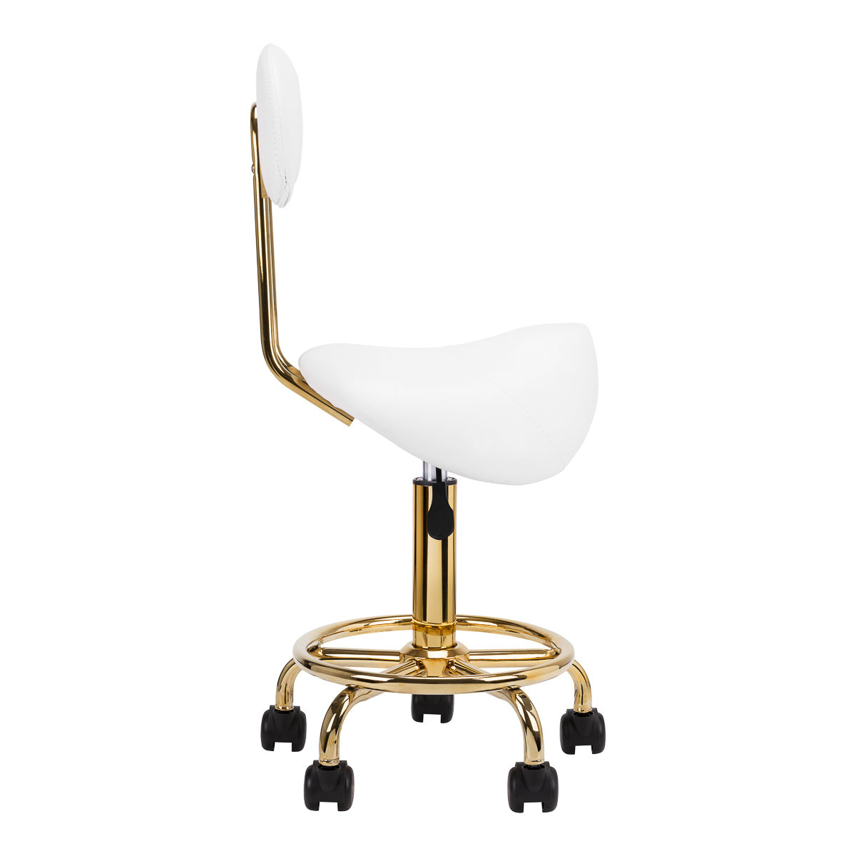 Tabouret cosmétique 6001-G or blanc second category