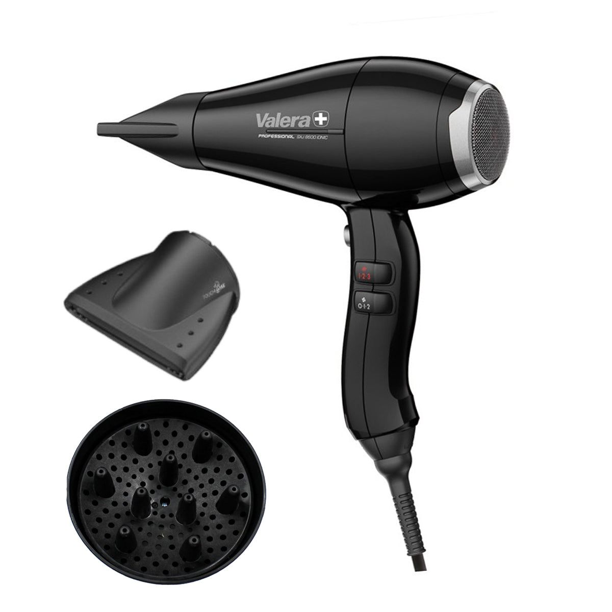 Valera 8600 ionique Rotocord sèche-cheveux noir