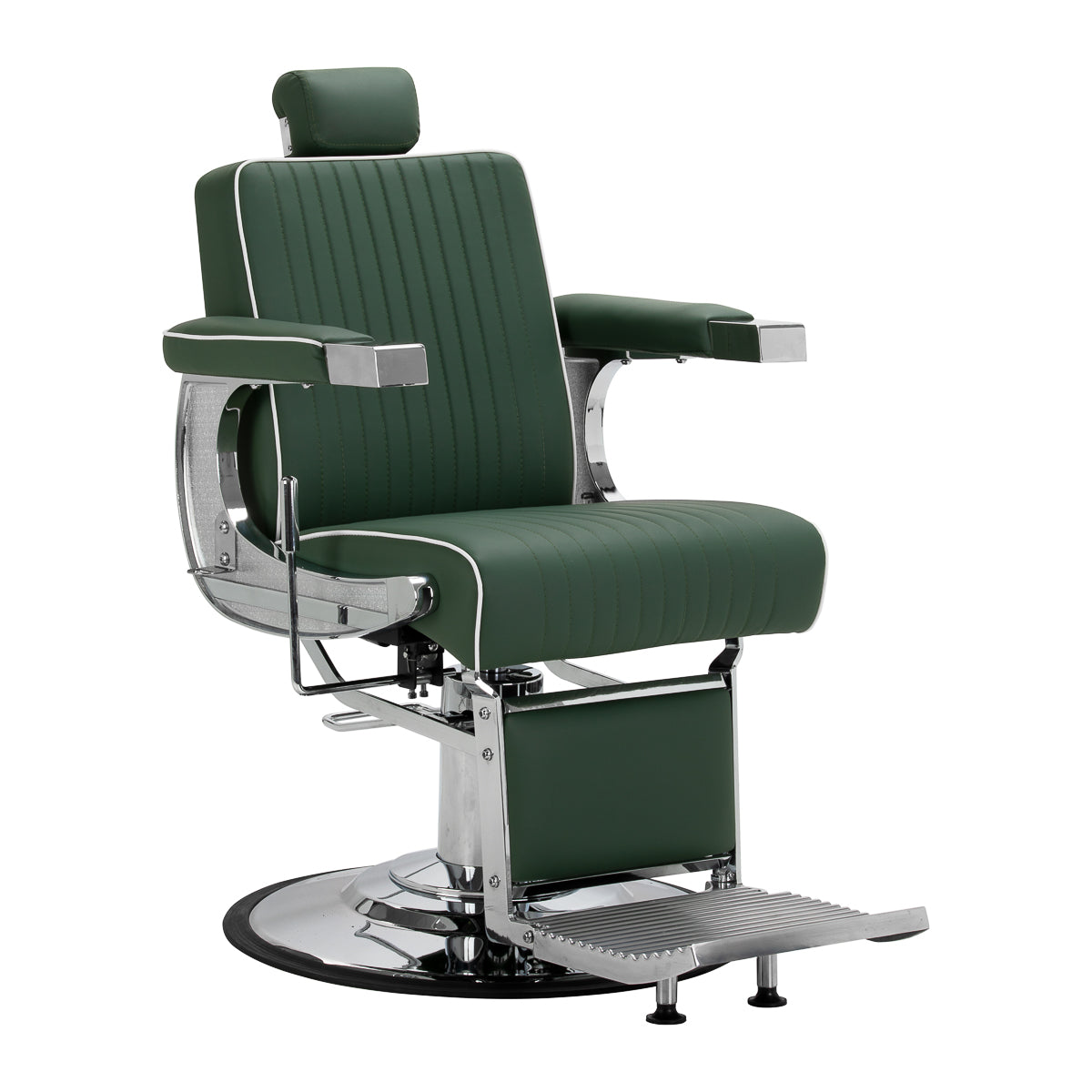 Gabbiano Visionerio fauteuil Barbier vert chrome frame