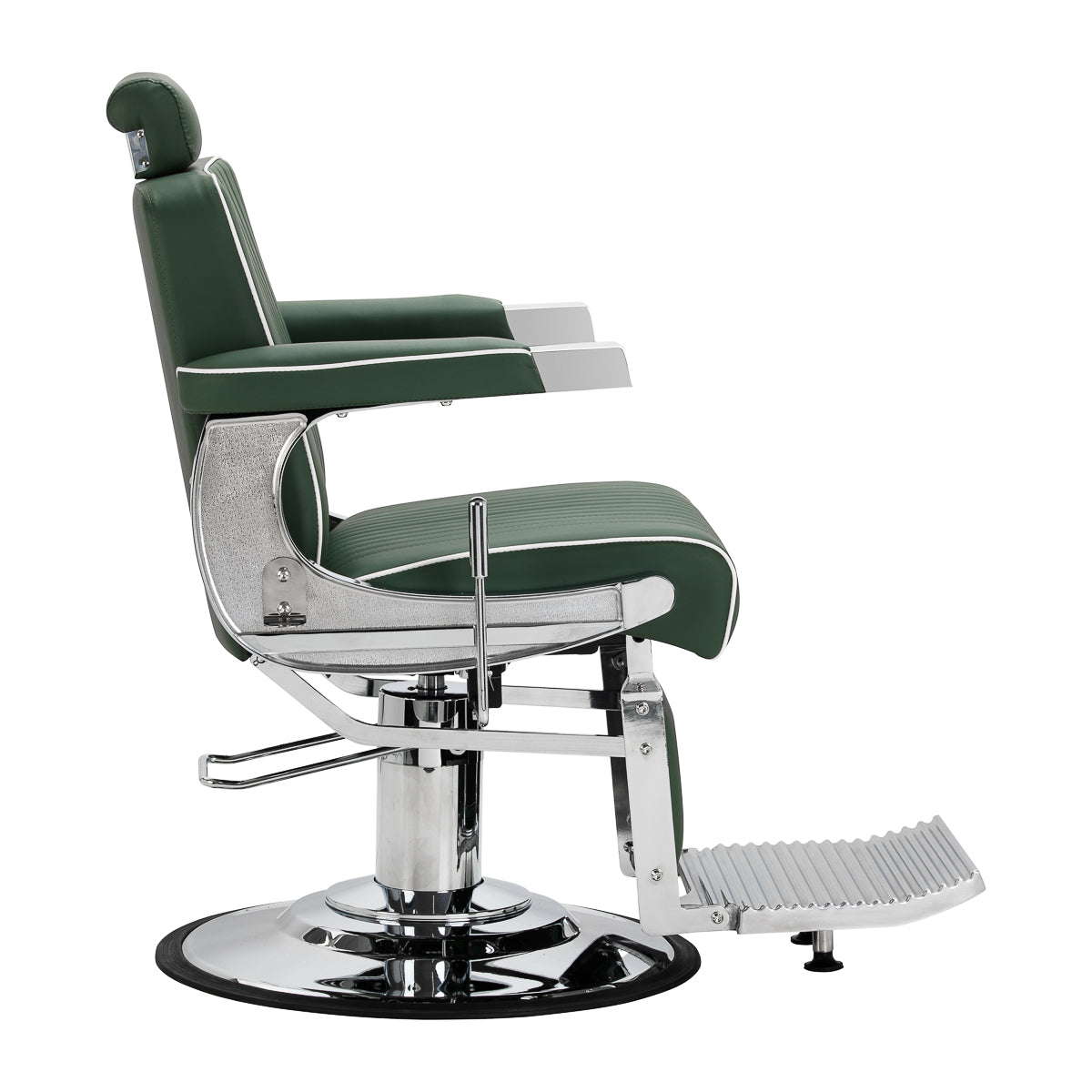 Gabbiano Visionerio fauteuil Barbier vert chrome frame