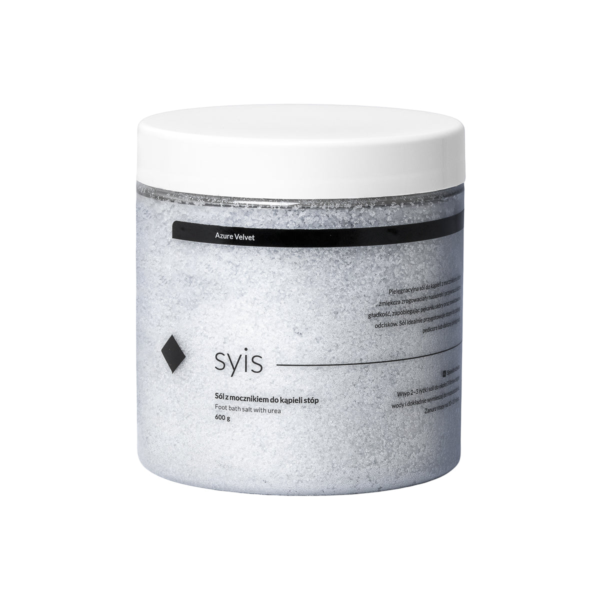 Syis Azure Velvet – bain de pieds salt with urea 600g