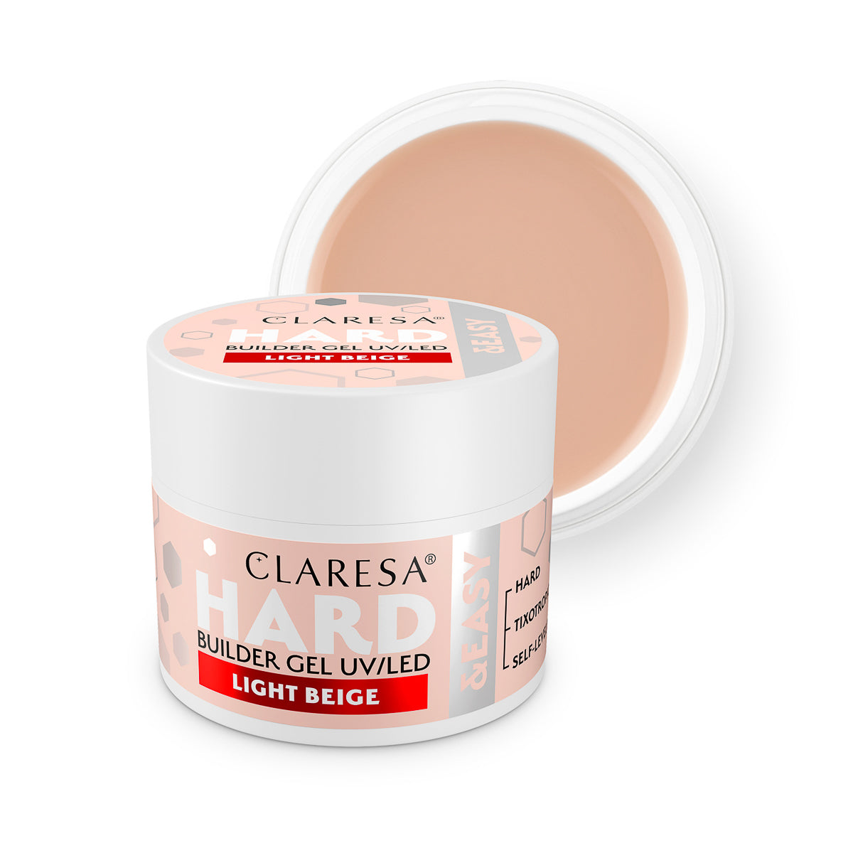 CLARESA HARD&EASY BUILDER GEL clair beige 45g