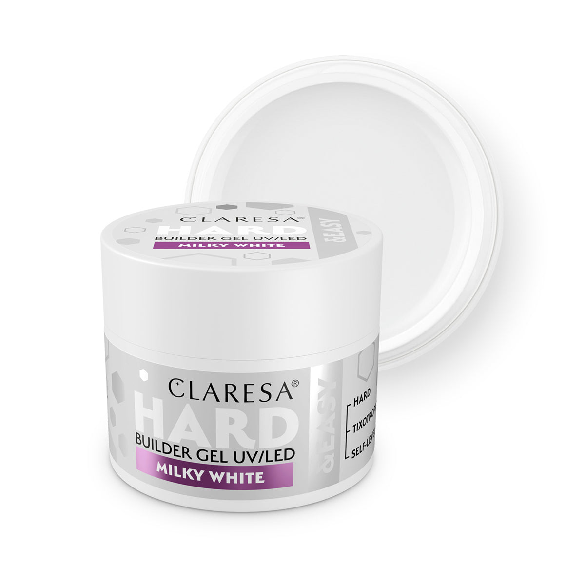 CLARESA HARD&EASY BUILDER GEL MILKY WHITE 45g