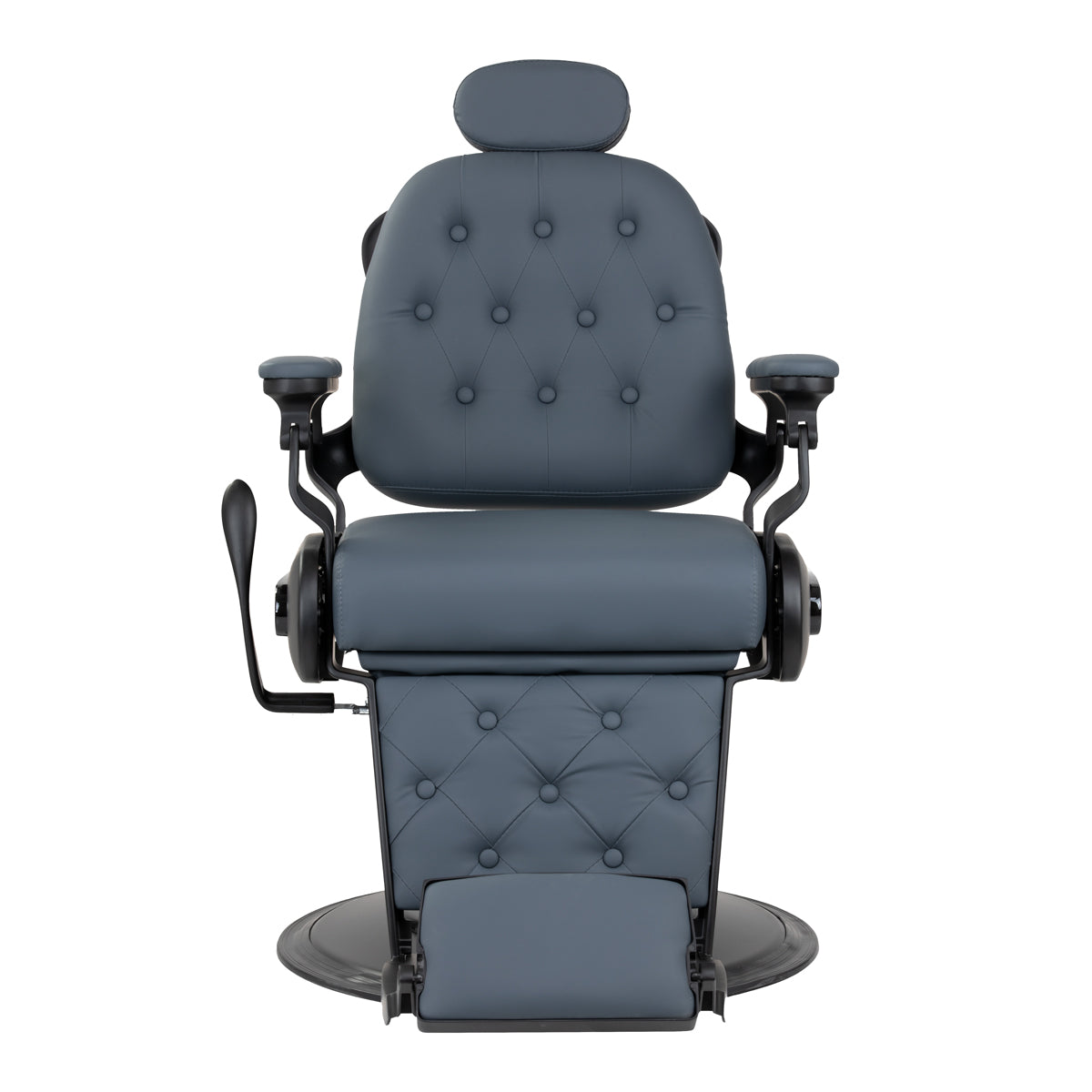 Gabbiano Francesco fauteuil barbier graphite, base noire (2ème choix)