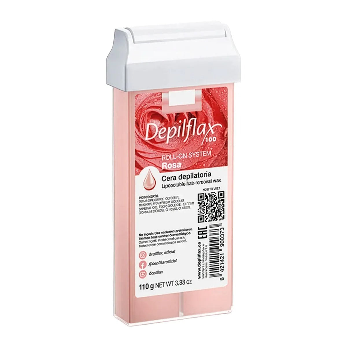 Depilflax Rouleau de cire Rosa Creamy 110 g