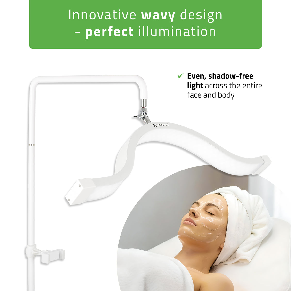 Lampe cosmétique Vena Light, blanche
