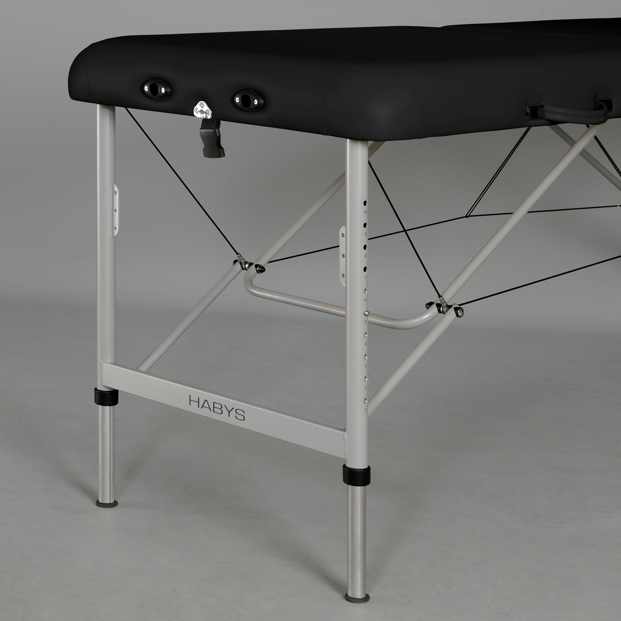 Table de massage Aero Plus Alu 60 Vinyle Flex K015 Noir