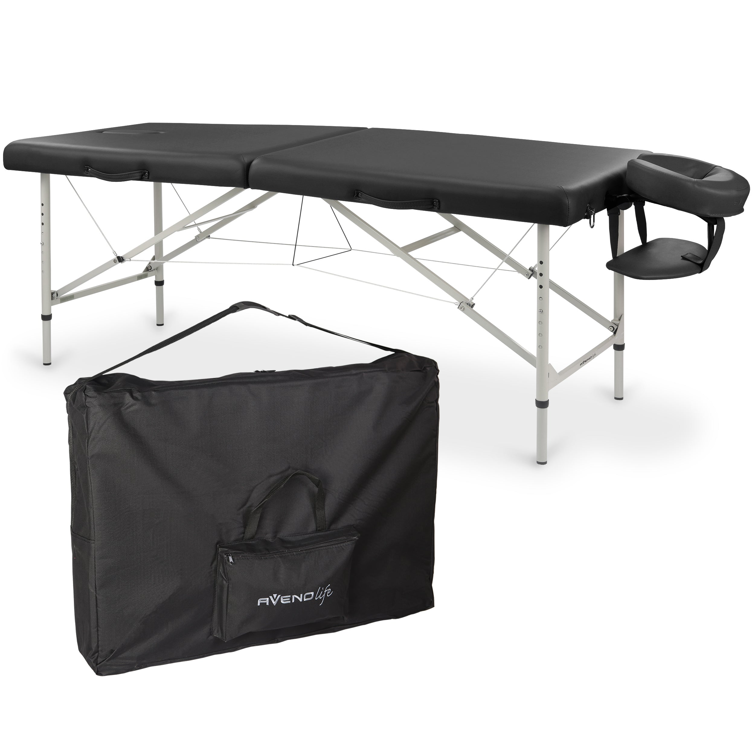 Table de massage Verona Matt Touch K105 Noir