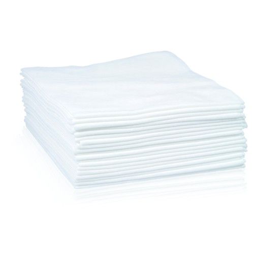 Foulards chirurgicaux jetables, 20 pcs. 70x40 cm, vague blanche