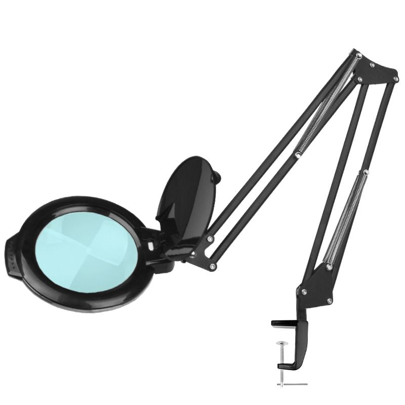 Lampe loupe LED Moonlight 8013/6 noire pour table