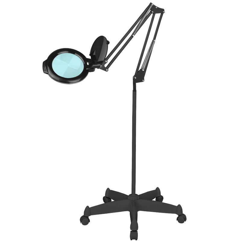 Lampe loupe LED noire Moonlight 8013/6 avec trépied
