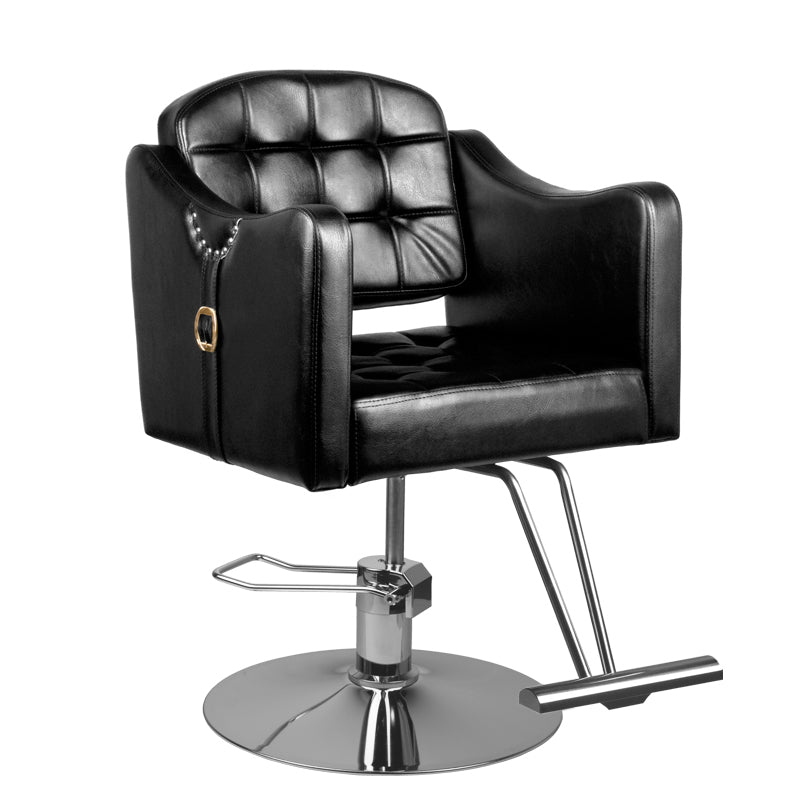 Chaise de coiffure système capillaire 0-90 noir